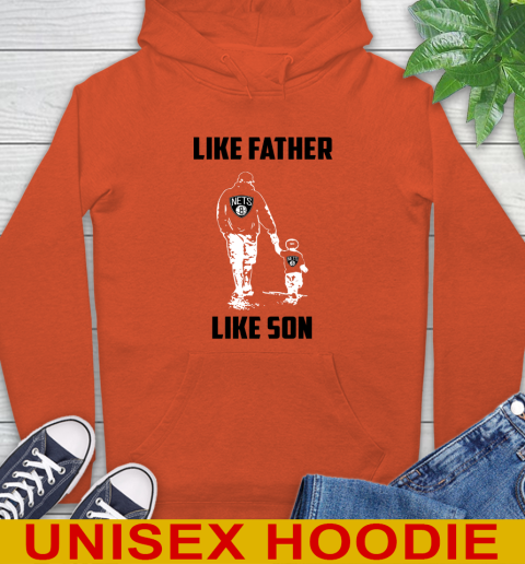 Brooklyn Nets NBA Basketball Like Father Like Son Sports Hoodie 4