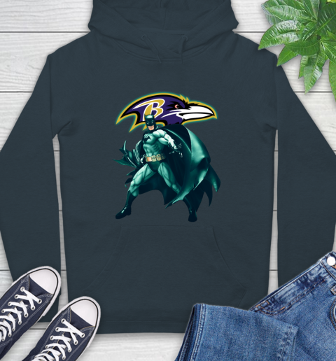NFL Batman Football Sports Baltimore Ravens Hoodie 7