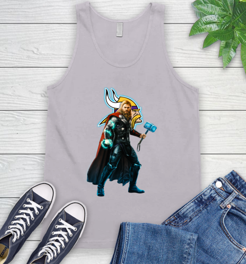 NFL Thor Avengers Endgame Football Minnesota Vikings Tank Top 4