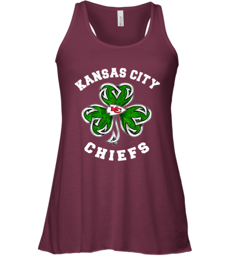 NFL Kansas City Chiefs Three Leaf Clover St Patrick's Day Football Sports T  Shirt - Freedomdesign