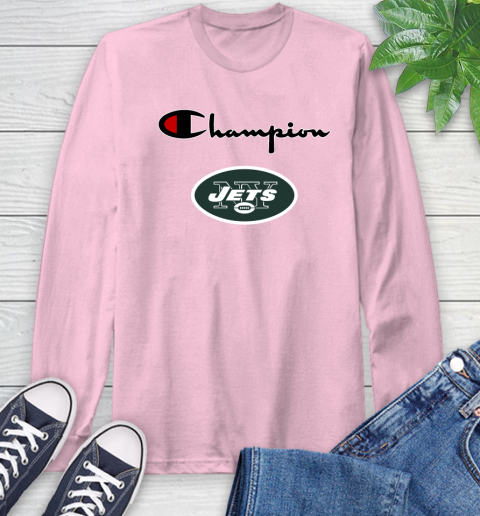 NFL Football New York Jets Champion Shirt Long Sleeve T-Shirt 8