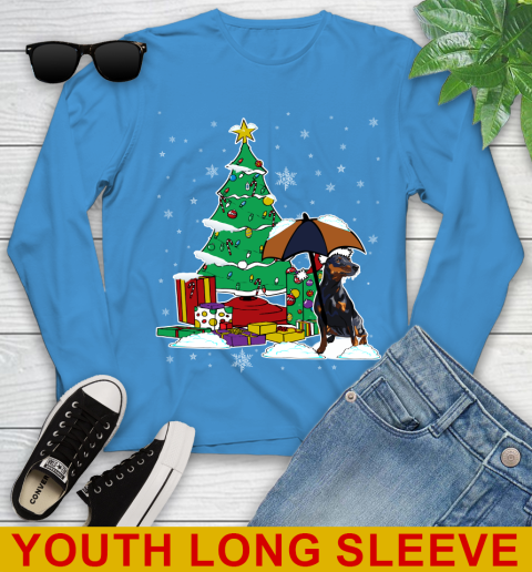 Dobermann Christmas Dog Lovers Shirts 265