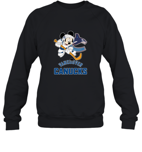 NHL Vancouver Canucks Mickey Mouse Disney Hockey T Shirt T-Shirt