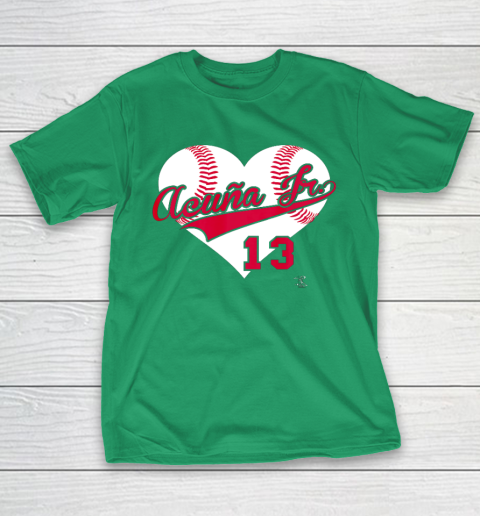 Ronald Acuna Jr Baseball Heart Gameday T-Shirt 5