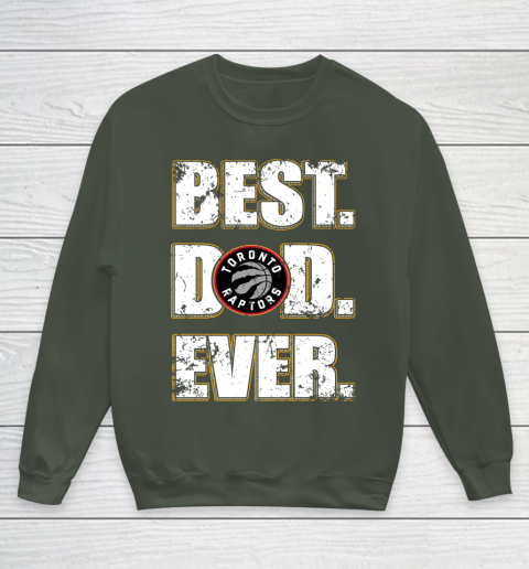 NBA Toronto Raptors Basketball Best Dad Ever Family Shirt Youth Sweatshirt 8