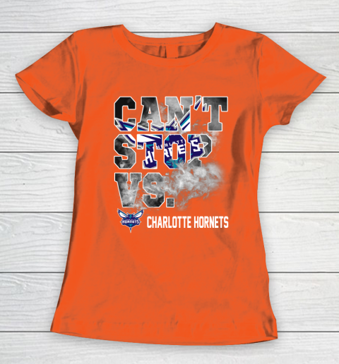 NBA Charlotte Hornets Basketball Can't Stop Vs Women's T-Shirt 3