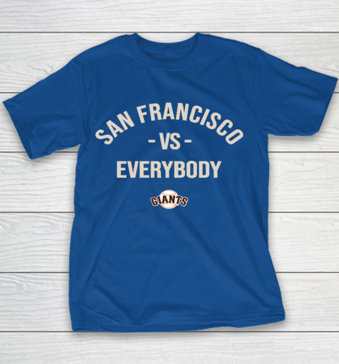 San Francisco Giants Vs Everybody Youth T-Shirt 6