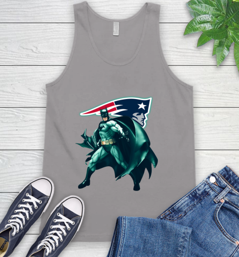 NFL Batman Football Sports New England Patriots Tank Top 4