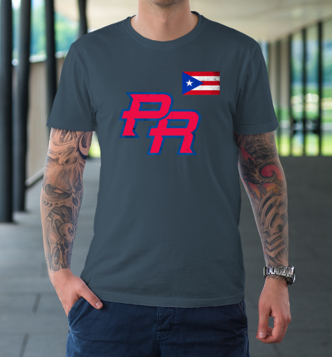 Puerto Rico 2023 Baseball Flag Pride red Boricua Puerto Rico T-Shirt 12