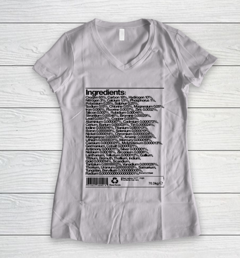 Human Ingredients Women's V-Neck T-Shirt