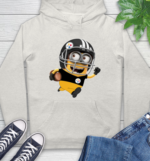 NFL Pittsburgh Steelers Minions Disney Football Sports Hoodie 12