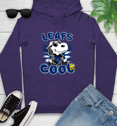 NHL Hockey Toronto Maple Leafs Cool Snoopy Shirt Youth Hoodie 5