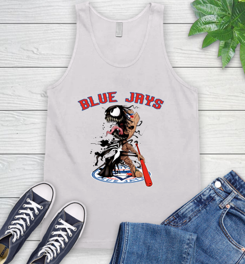 MLB Toronto Blue Jays Baseball Venom Groot Guardians Of The Galaxy Tank Top