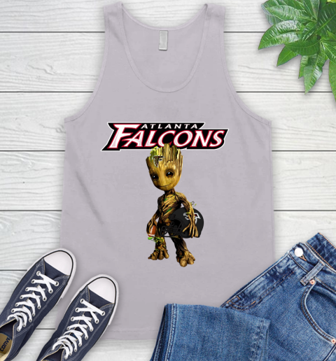 Atlanta Falcons NFL Football Groot Marvel Guardians Of The Galaxy Tank Top 4