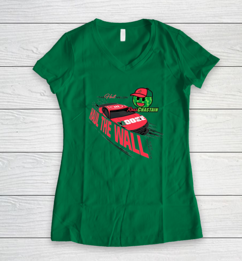 Haul The Wall Shirt Ross Chastain Women's V-Neck T-Shirt 3
