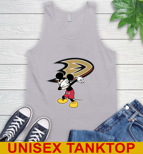 Anaheim Ducks NHL Hockey Dabbing Mickey Disney Sports Tank Top 4