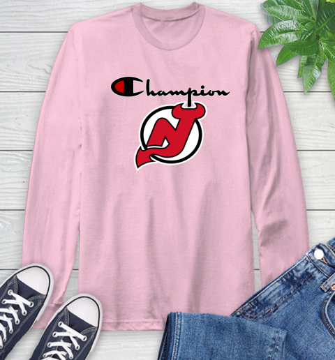 NHL Hockey New Jersey Devils Champion Shirt Long Sleeve T-Shirt 8