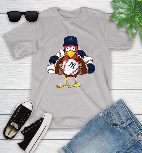 New York Yankees Turkey thanksgiving Youth T-Shirt 12