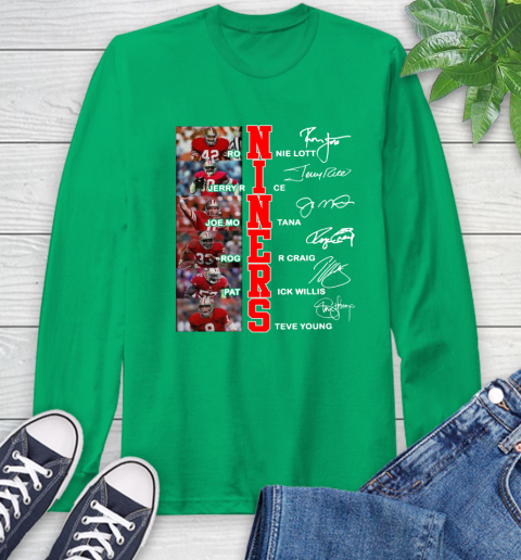 Niners Player Name And Signature San Francisco 49ers Shirts 62