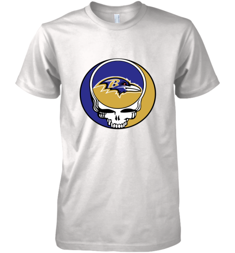 NFL Team Baltimore Ravens x Grateful Dead Premium Men's T-Shirt