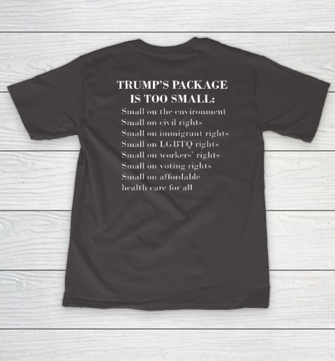 Trump Too Small (Print on front and back) Women's T-Shirt 13