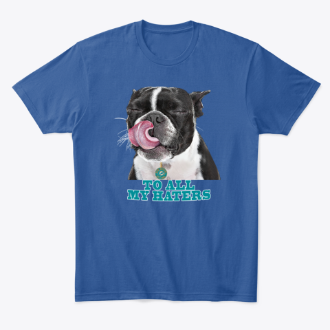 4qks miami dolphins to all my haters dog licking classic t shirt 2 front royal
