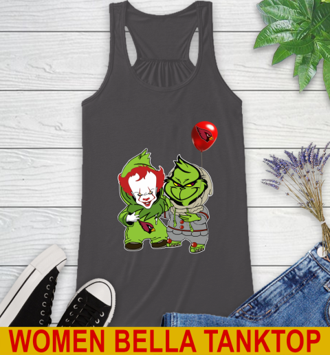 Arizona Cardinals Baby Pennywise Grinch Christmas NFL Football Racerback Tank 12