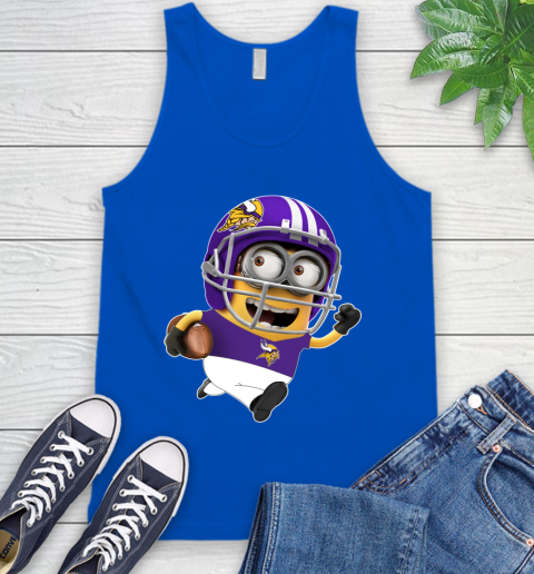 NFL Minnesota Vikings Minions Disney Football Sports Tank Top 5