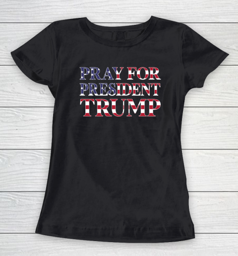 Trump Pray For Trump Peace and Love 2020 Women's T-Shirt
