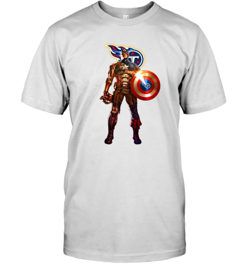 NFL Captain America Marvel Avengers Endgame Football Sports Tennessee Titans