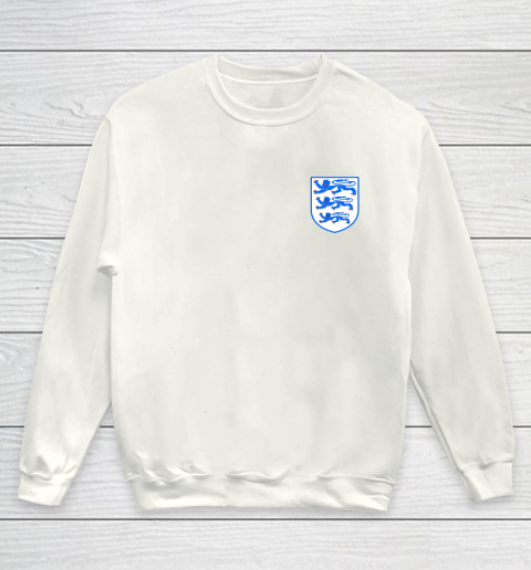 Three Lions On A Shirt European Football England Euro Youth Sweatshirt
