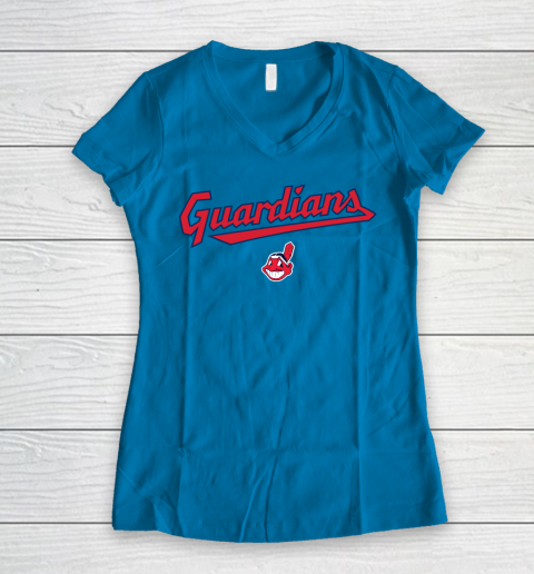 Cleveland Guardians T Shirt Cleveland Indians Women s V Neck T Shirt Tee For Sports