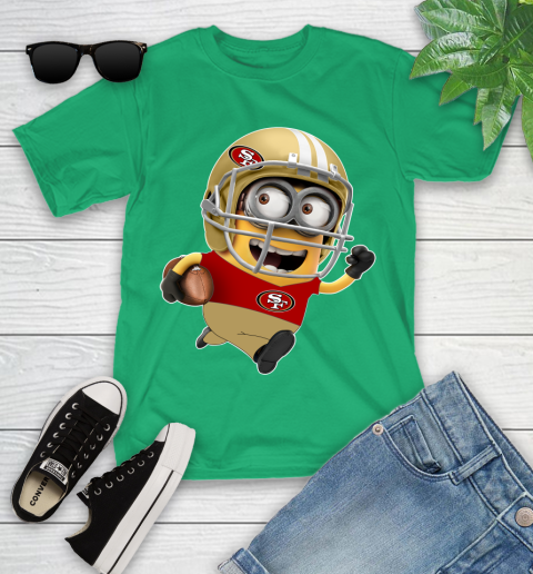 NFL San Francisco 49ers Minions Disney Football Sports Youth T-Shirt 6