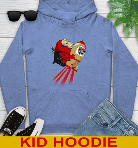 NHL Hockey Florida Panthers Deadpool Minion Marvel Shirt Youth Hoodie 13 NHL Hockey Florida Panthers Deadpool Minion Marvel Shirt Youth Hoodie - Image 13