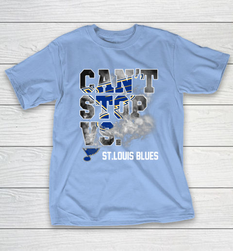 NHL St.Louis Blues Hockey Can't Stop Vs T-Shirt 10