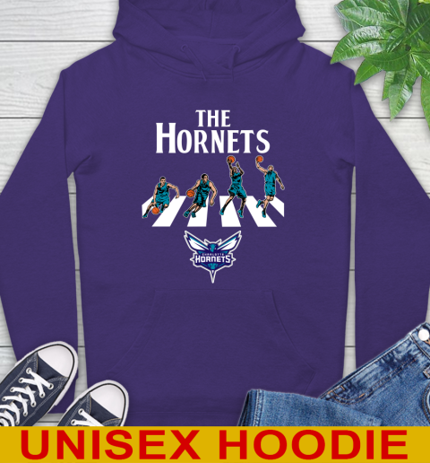 NBA Basketball Charlotte Hornets The Beatles Rock Band Shirt Hoodie 5