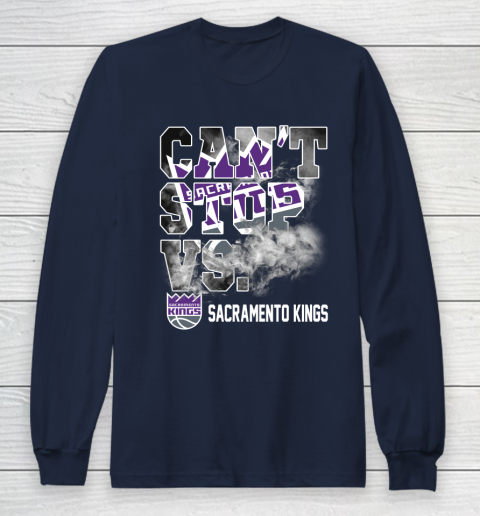 NBA Sacramento Kings Basketball Can't Stop Vs Long Sleeve T-Shirt 2