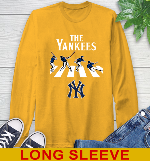 MLB Baseball New York Yankees The Beatles Rock Band Shirt Long Sleeve T-Shirt 2