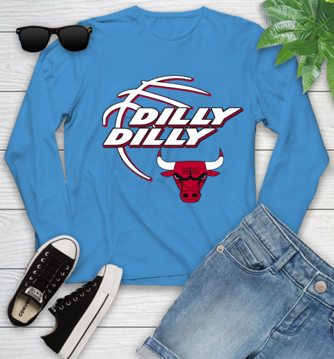 NBA Chicago Bulls Dilly Dilly Basketball Sports Youth Long Sleeve 7