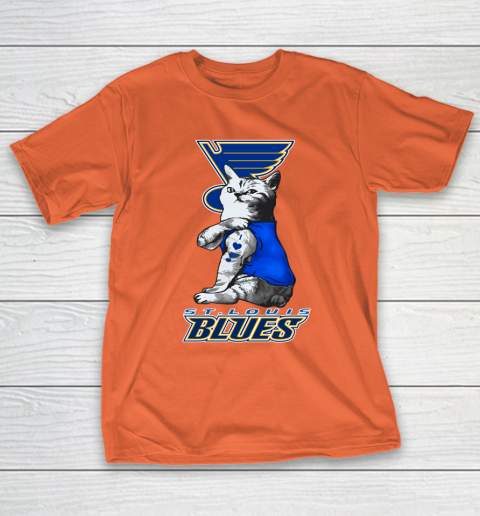 NHL My Cat Loves St.Louis Blues Hockey T-Shirt 4