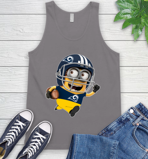 NFL Los Angeles Rams Minions Disney Football Sports Tank Top 7