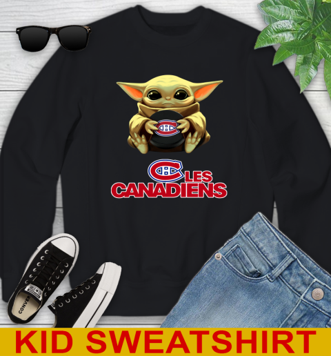 NHL Hockey Montreal Canadiens Star Wars Baby Yoda Shirt 114