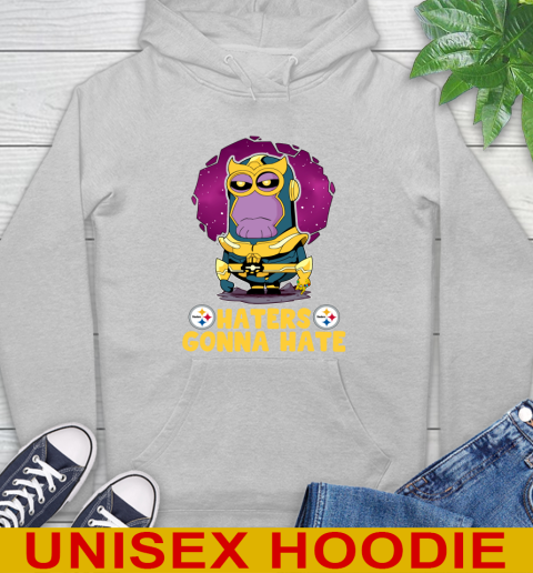 NFL Football Pittsburgh Steelers Haters Gonna Hate Thanos Minion Marvel Shirt Hoodie 6