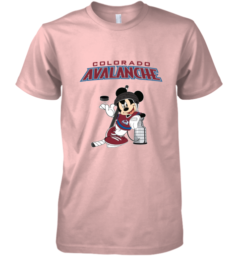 Mickey Colorado Avalanche With The Stanley Cup Hockey NHL Premium Men's T-Shirt