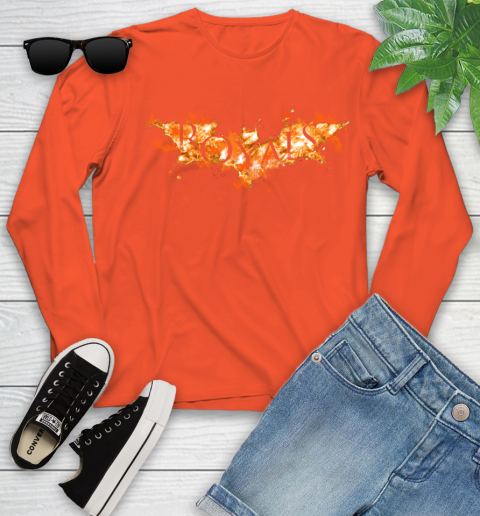 MLB Kansas City Royals Batman Logo DC Baseball Sports Shirt Youth Long Sleeve 3