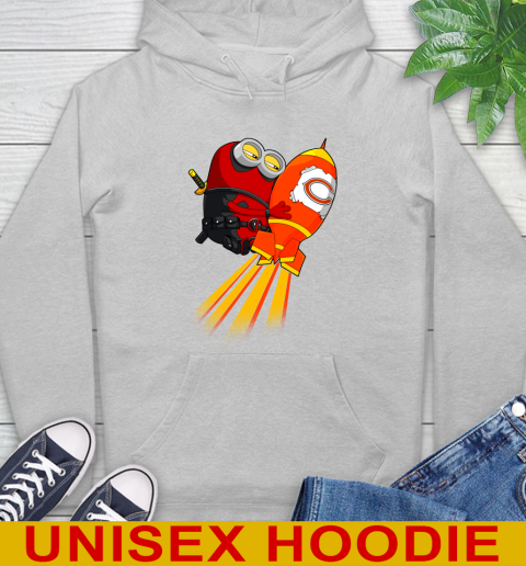 NFL Football Chicago Bears Deadpool Minion Marvel Shirt Hoodie 6