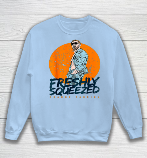 Wrestling Freshly Squeezed Orange Cassidy AEW Wrestler Sweatshirt 4