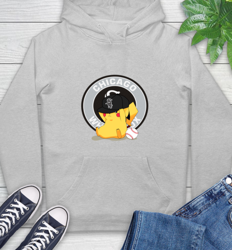 MLB Pikachu Baseball Sports Chicago White Sox Hoodie 6
