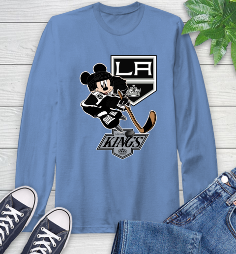 Los Angeles Kings Mickey Mouse Disney Hockey T Shirt Long Sleeve T-Shirt 11