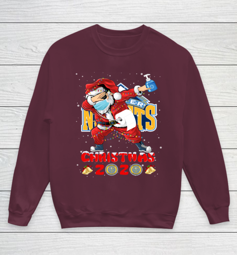Denver Nuggets Funny Santa Claus Dabbing Christmas 2020 NBA Youth Sweatshirt 5 Denver Nuggets Funny Santa Claus Dabbing Christmas 2020 NBA Youth Sweatshirt - Image 5